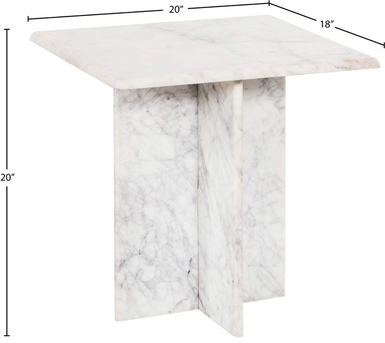 Veneto Marble Side Table