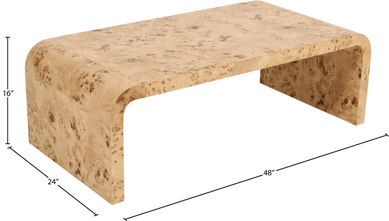 Craven Burl Wood Coffee Table