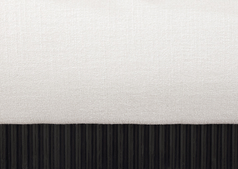 Randolph Linen Textured Fabric Queen, Black Base