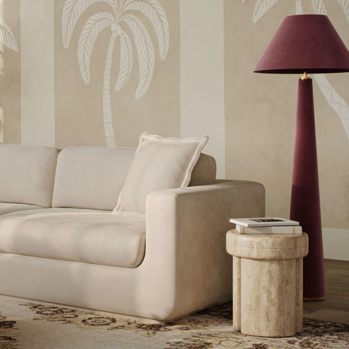Gusto Velvet Floor Lamp