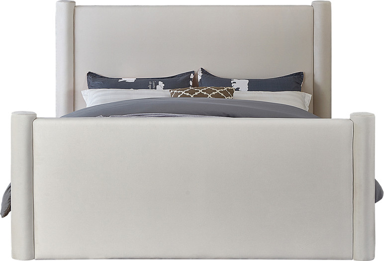 Elise Velvet Queen Bed