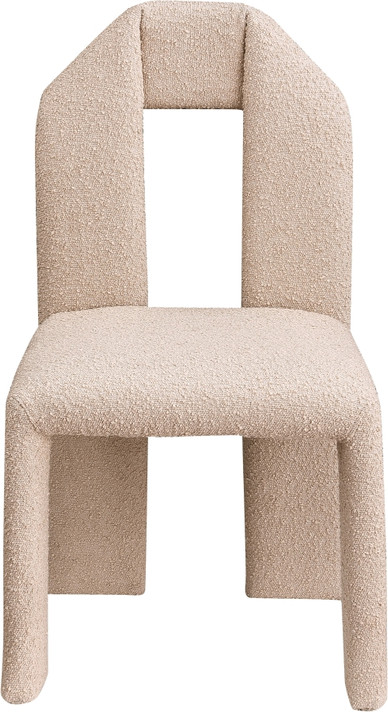 Brutus Boucle Fabric Dining Chair, Set of 2