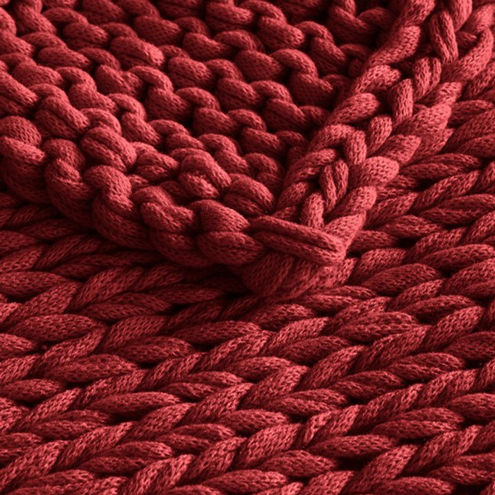 Chunky Double Knit Handmade Throw Blanket