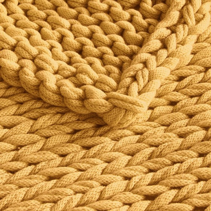 Chunky Double Knit Handmade Throw Blanket