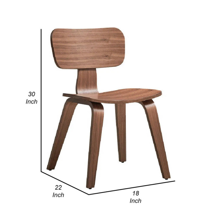 Anka Mid Century Side Dining Chair, Set of 2