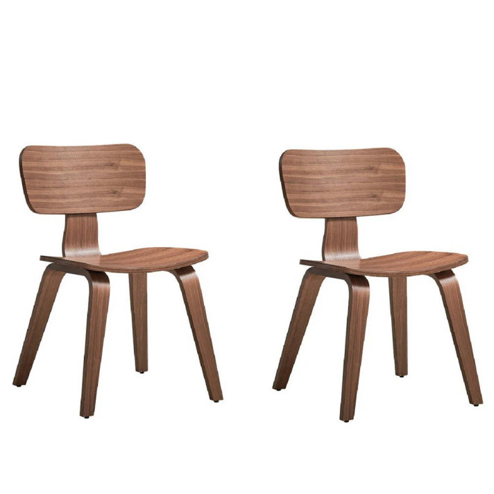 Anka Mid Century Side Dining Chair, Set of 2