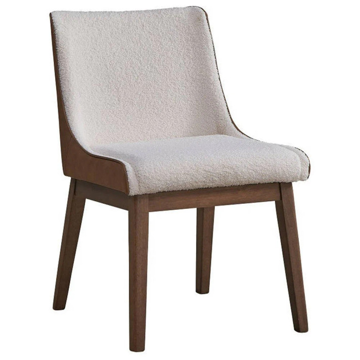 Verica Wingback Dining  Armchairs, Boucle, Set of 2