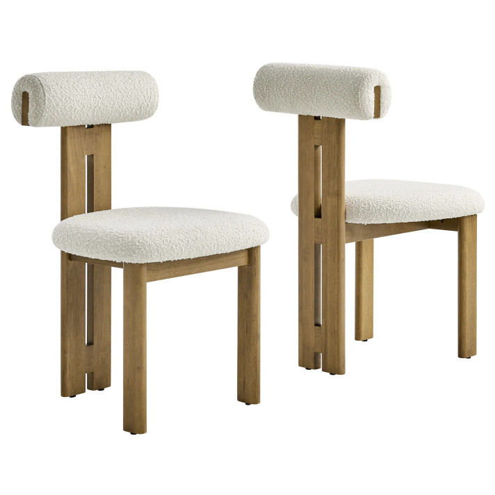 Torey Boucle Fabric Dining Chair, Set of 2