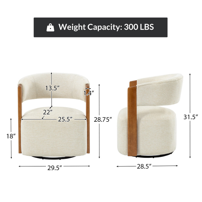 Haya Swivel Armchair