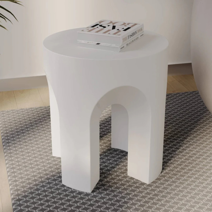 Cerebos Fiberstone Indoor Outdoor Side Table Cerebos Fiberstone Indoor Outdoor Side Table