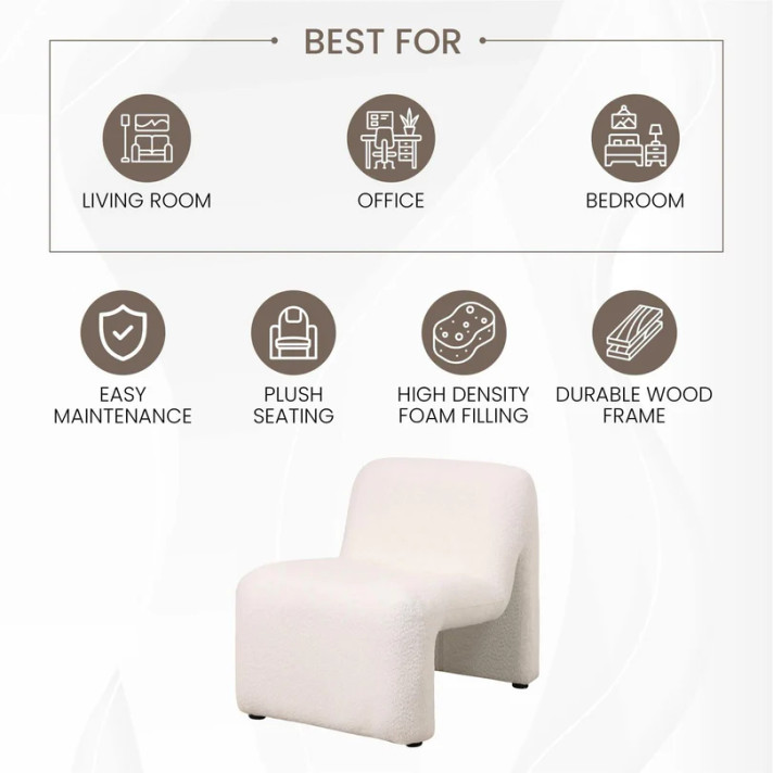 Klima Accent Chair Upholstered
