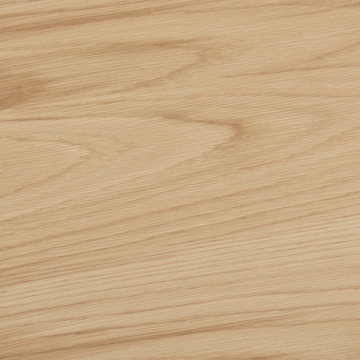 Pedestal Design 40" Round Oak Dining Table, Black Base