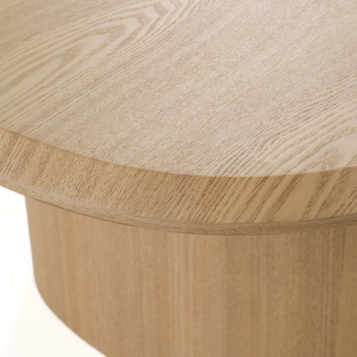Salvo Modern 118" Natural Ash Dining Table