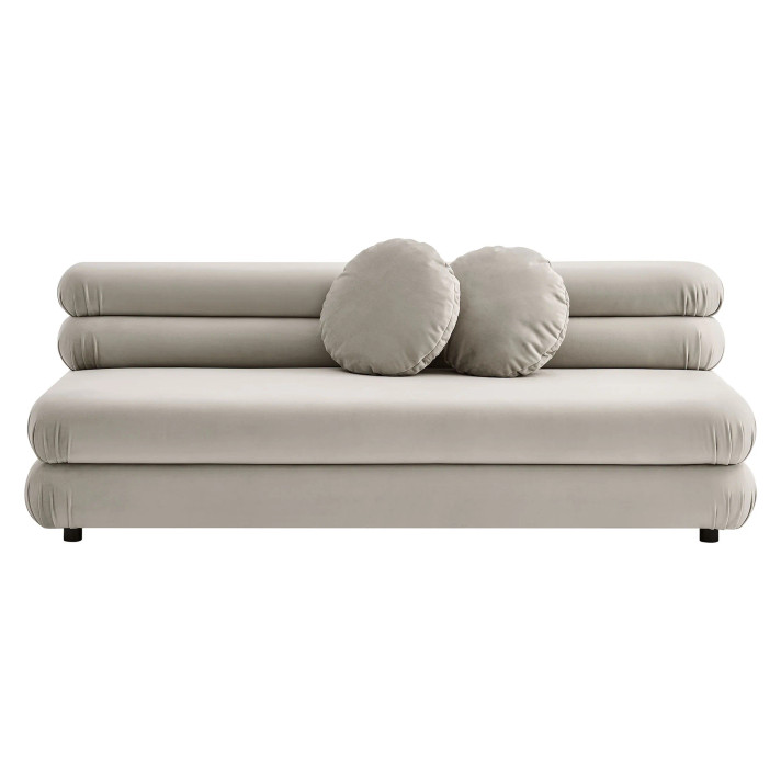 Josslyn Modular Performance Velvet Armless 2-Seater Sofa