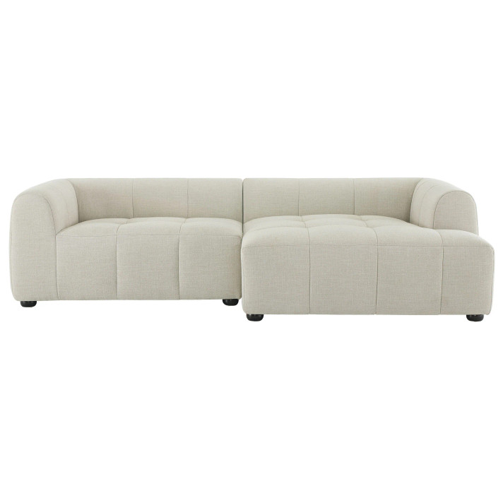 Ariana Right-Facing Upholstered Fabric Modular Sofa with Chaise