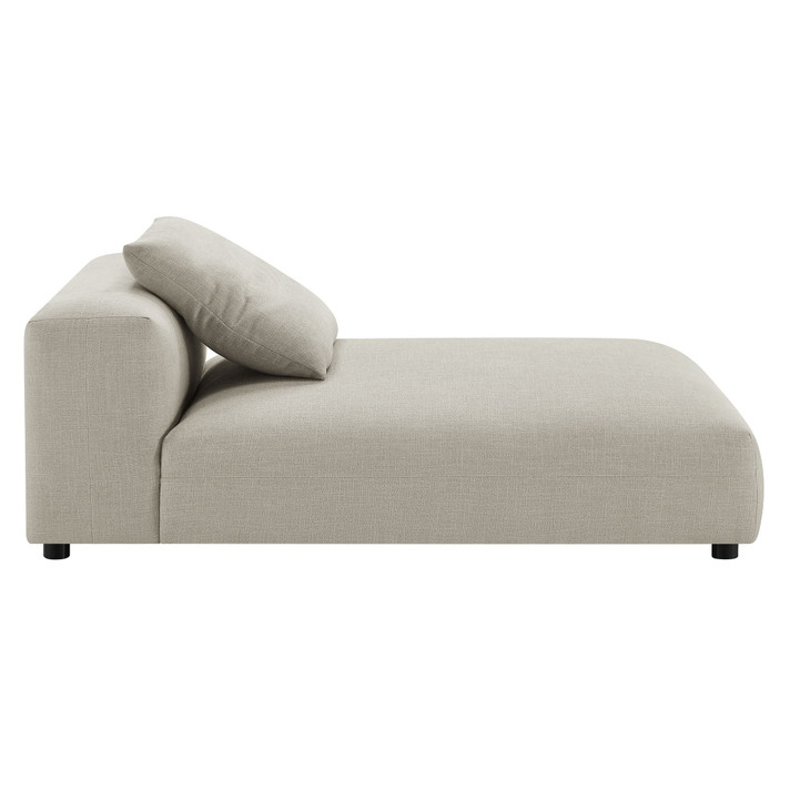 Serene 4-Piece Modular Upholstered Fabric Sectional Sofa With Ottoman