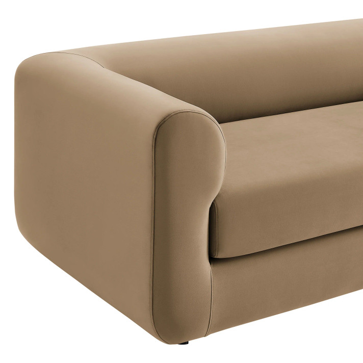 Maxwell 89" Performance Velvet Upholstered Sofa