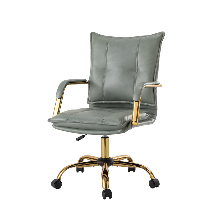 Mason Office Chair, Gold Frame