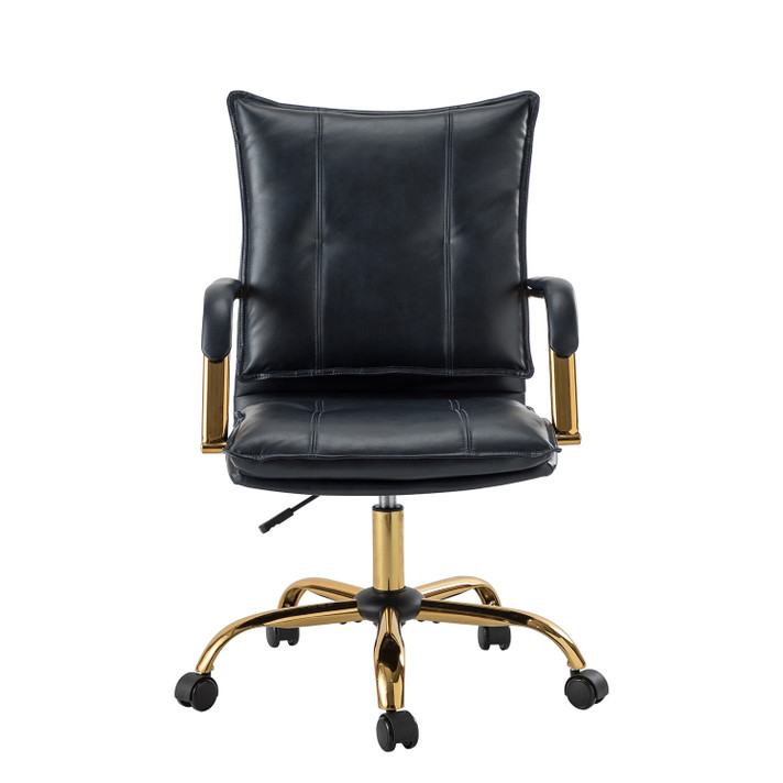 Mason Office Chair, Gold Frame