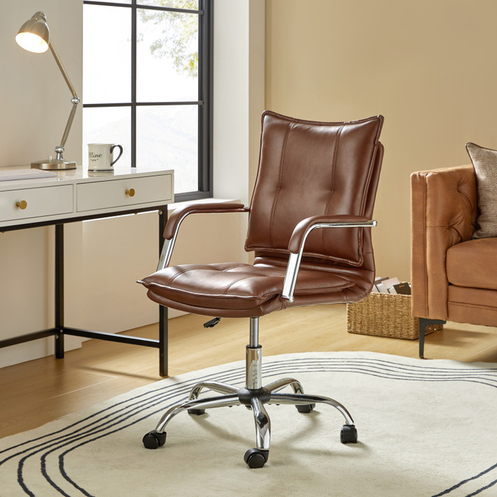 Mason Office Chair, Chrome Frame