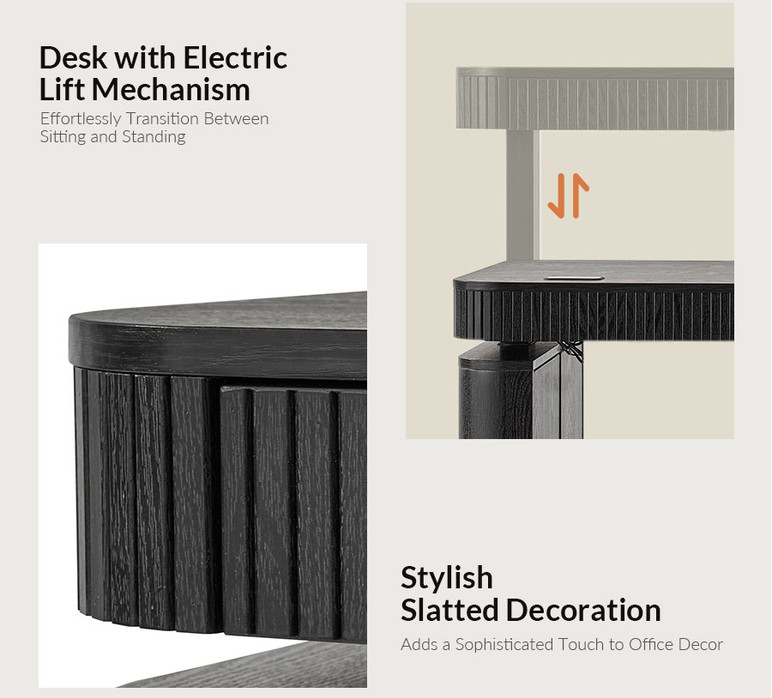 Mika Electric Adjustable Sit To Stand Desk