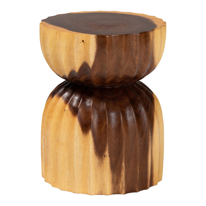 Novela Sculptural Hourglass Accent Table