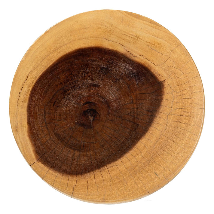 Alana Hand -carved Pedestal Accent Table Alana Hand -carved Pedestal Accent Table