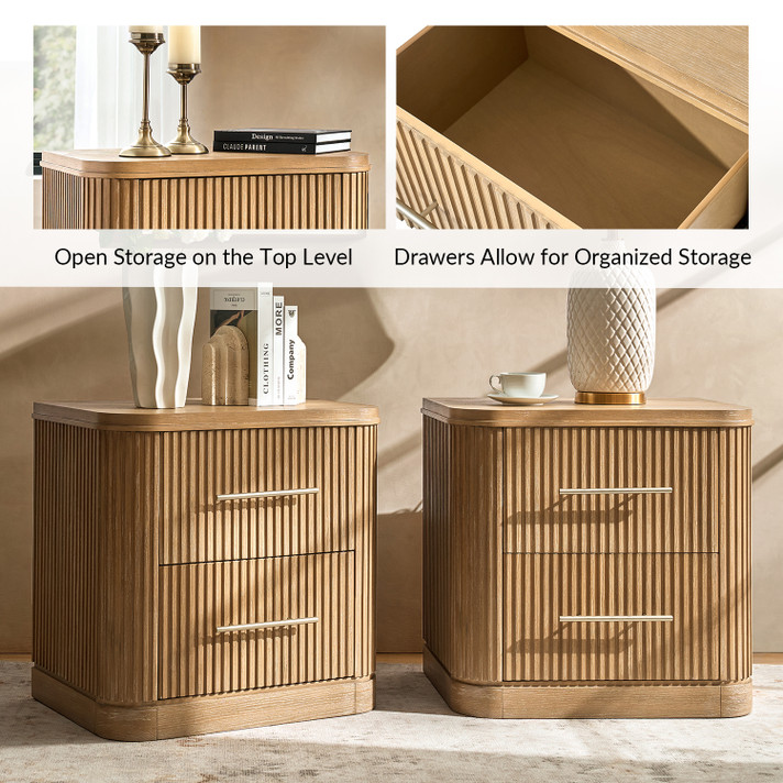 Gabriella 2-Drawer Nightstand