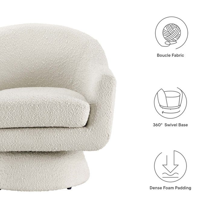 Eternal Boucle Fabric Chair