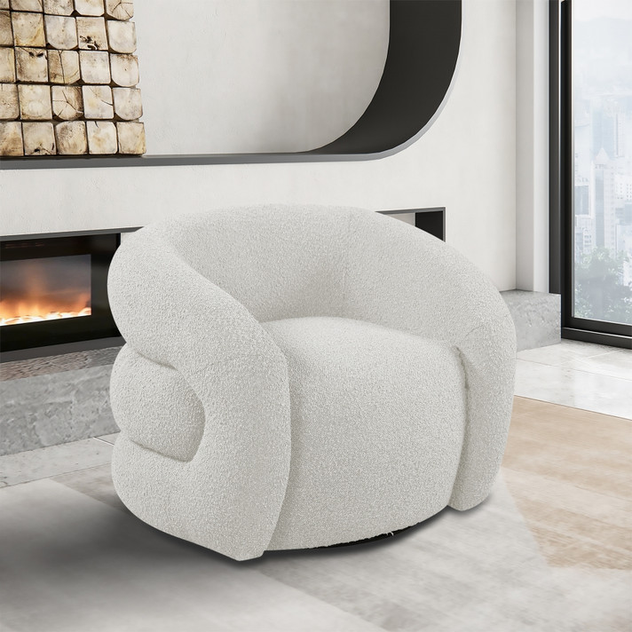 Shilo Boucle Swivel Chair