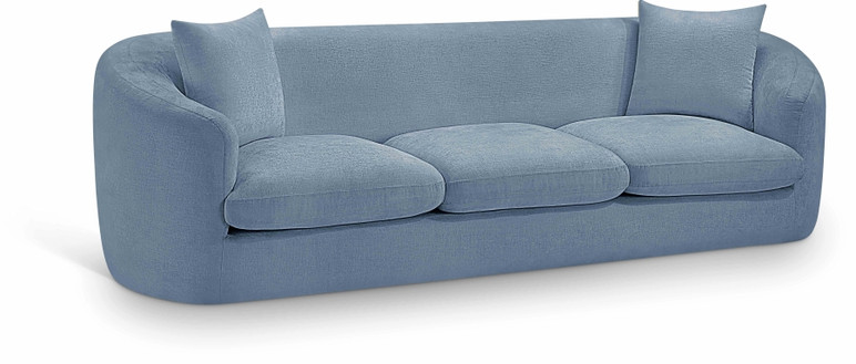 Kimberly Sofa 92.5" Chenille Fabric Upholstered Sofa
