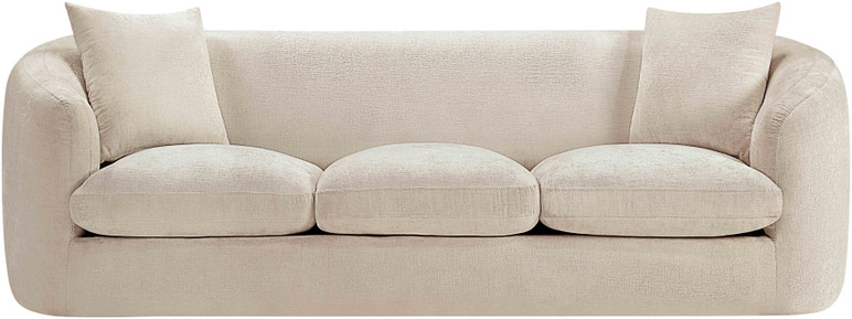 Kimberly Sofa 92.5" Chenille Fabric Upholstered Sofa