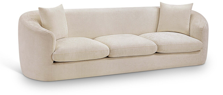 Kimberly Sofa 92.5" Chenille Fabric Upholstered Sofa
