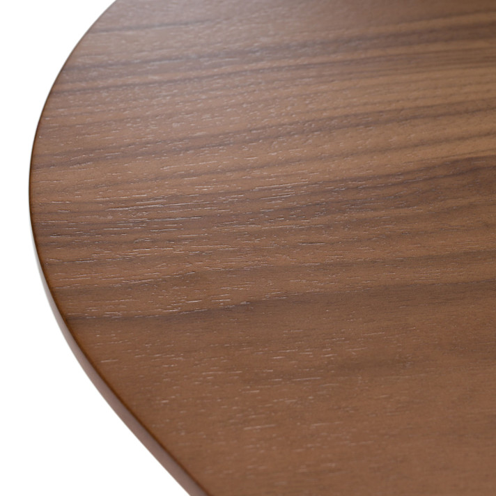 Chastain Mid-Century Modern Walnut Extendable Dining Table