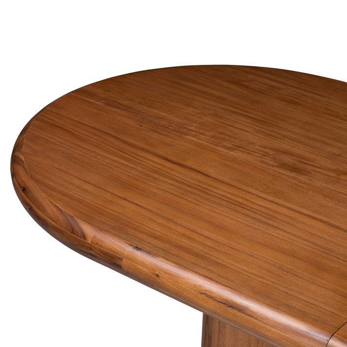 Holland Extension Dining Table, Seasoned Brown