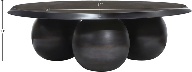 Artura Round Iron Coffee Table