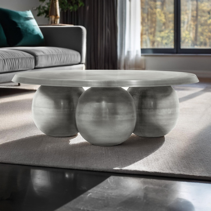 Artura Round Iron Coffee Table