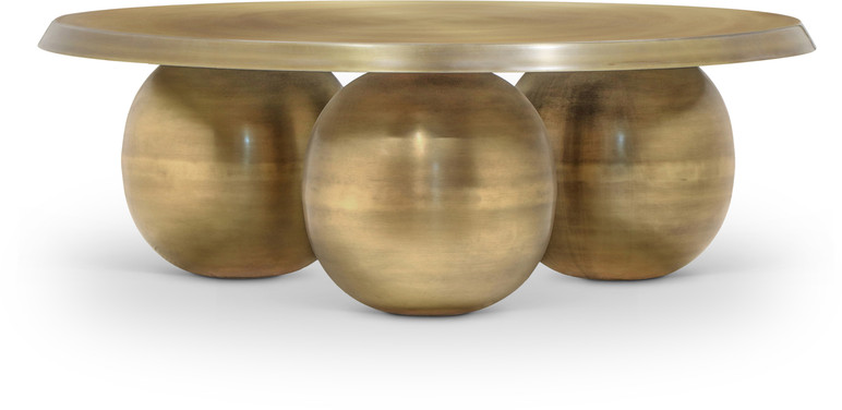 Artura Round Iron Coffee Table