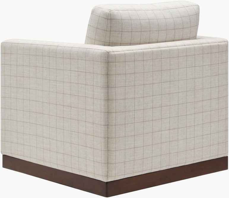 Clifton Swivel Chair, Light Beige