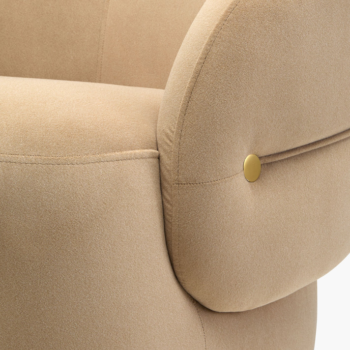 Katia Accent Chair, Beige