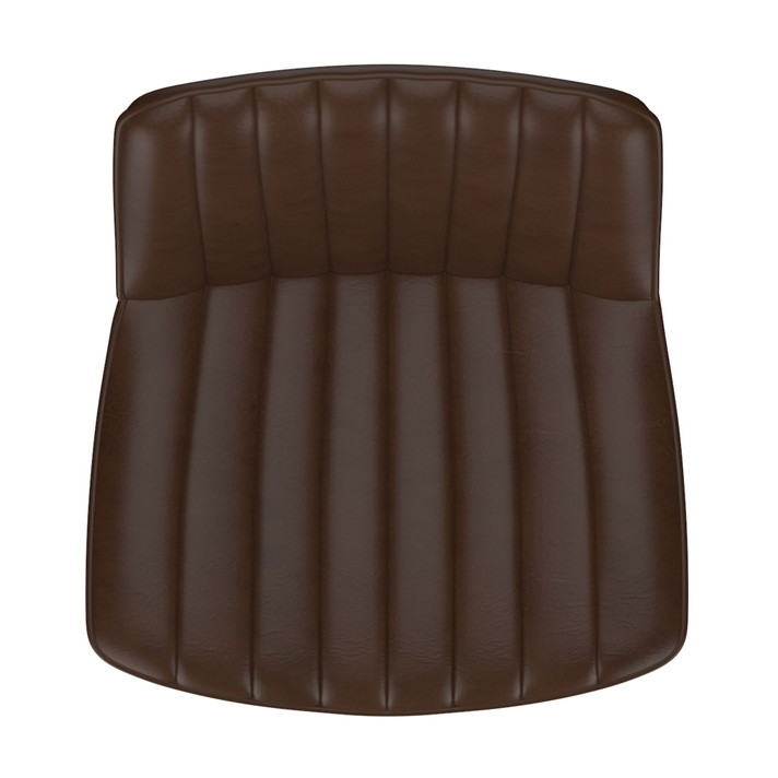 Kobe Adjustable Airlift Stool, Brown Black, Set of 2