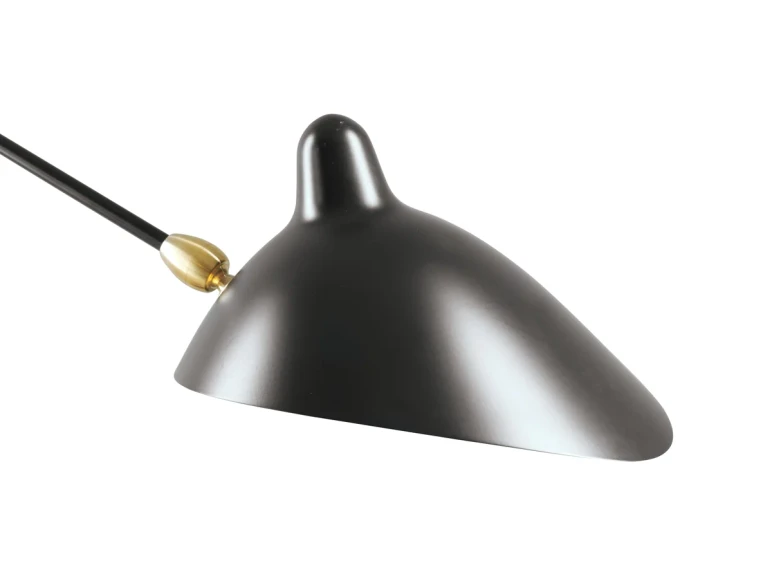 Lombardi 3 Arm Ceiling Light, Black