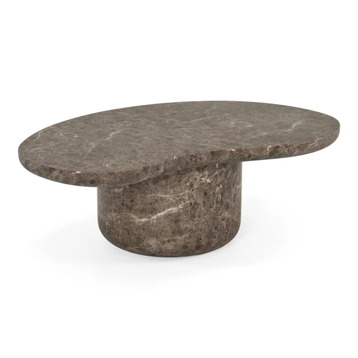 Kismet Faux Marble Concrete Coffee Table