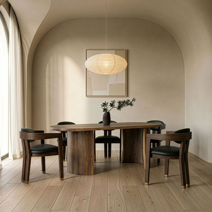 Oscar Live Edge Acacia Dining Table