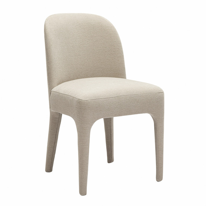 Braxton Beige Fabric Dining Chair, Set of 2