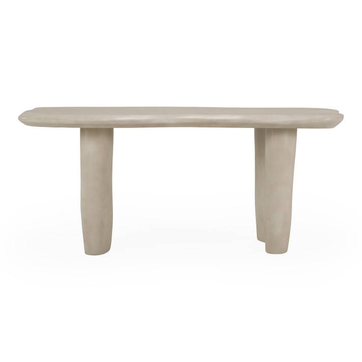 Stovall Beige Concrete Dining Table