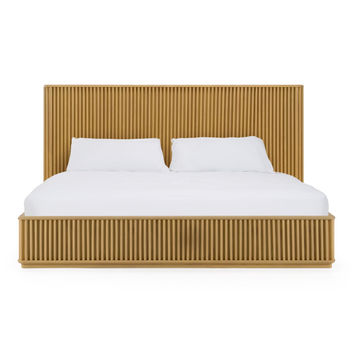Kopp Natural Oak Bed, Queen