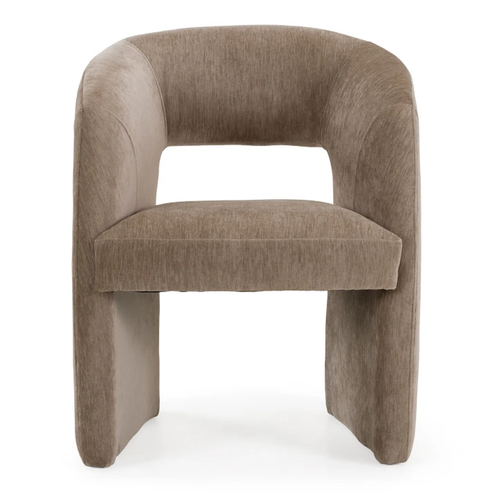 Seeker Tan Fabric Dining Chair