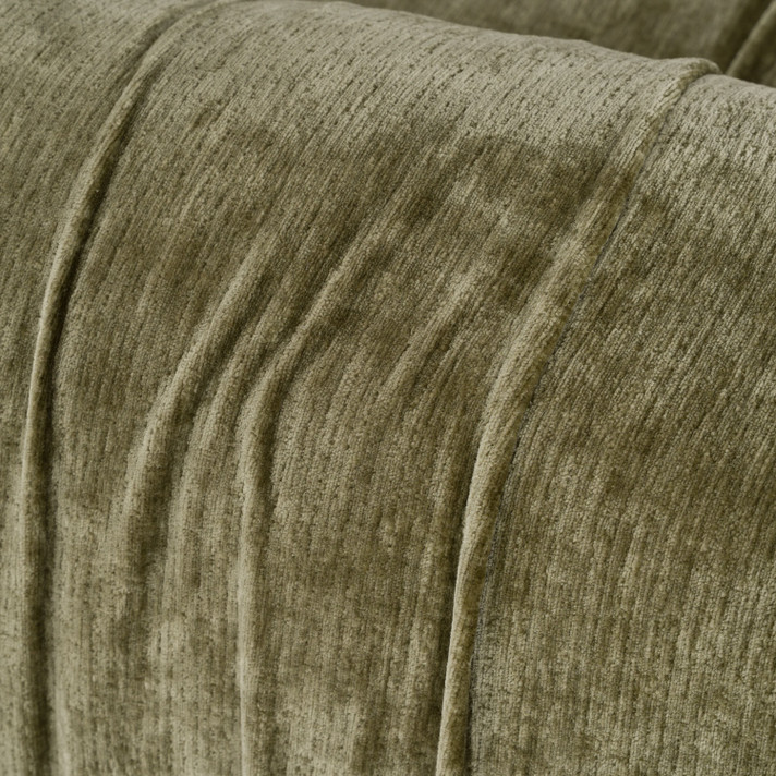 Sarrina Fabric Sofa, Olive Green