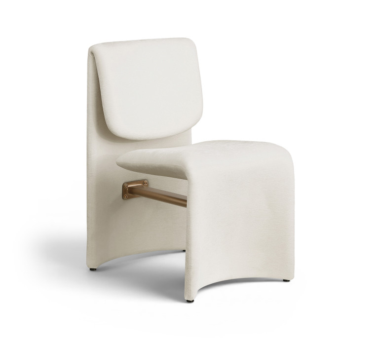 Oblique Fabric Upholstered Dining Chair, Set of 2